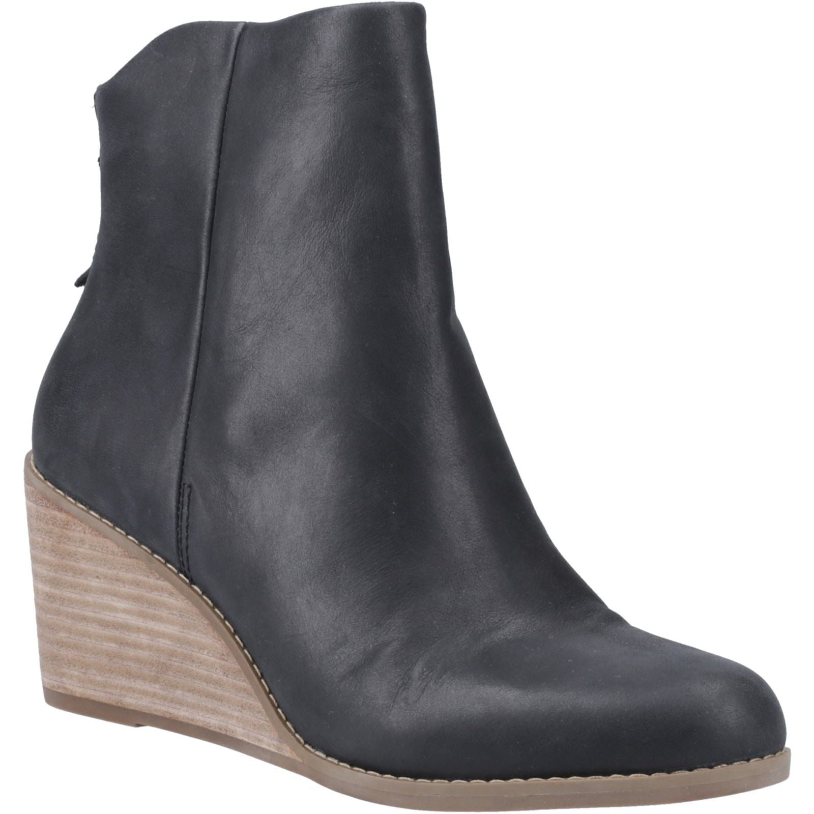 TOMS Casey Leather Women's Black Boots