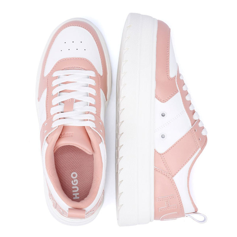 Hugo Lyssa Tennis Women's White/Pink Sneakers