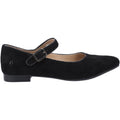 Hush Puppies Melissa Strap Suede Women's Black Flats