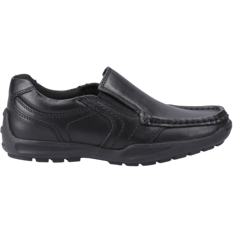Hush Puppies Morgan Leather Boys's Black Loafers
