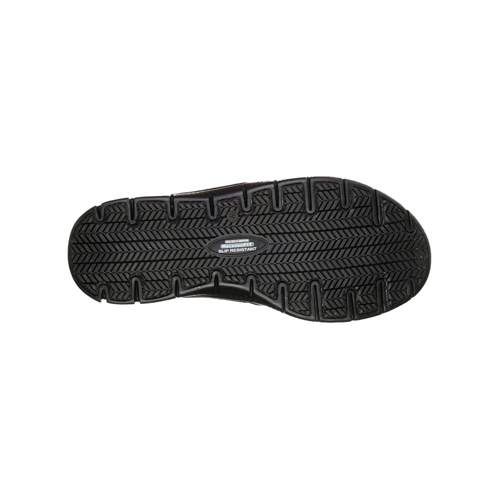 Skechers Workwear Cozard Sr Leather Women's Black Safety Sneakers