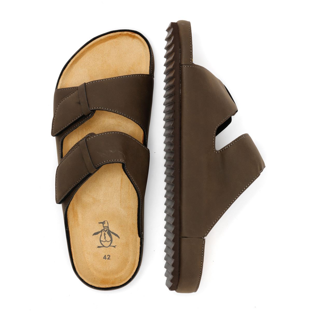 Penguin Panache Men's Brown Sandals