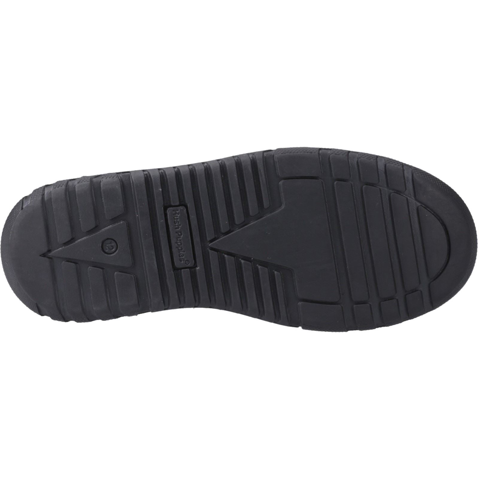 Hush Puppies Sergio Leather Boys's Black Shoes