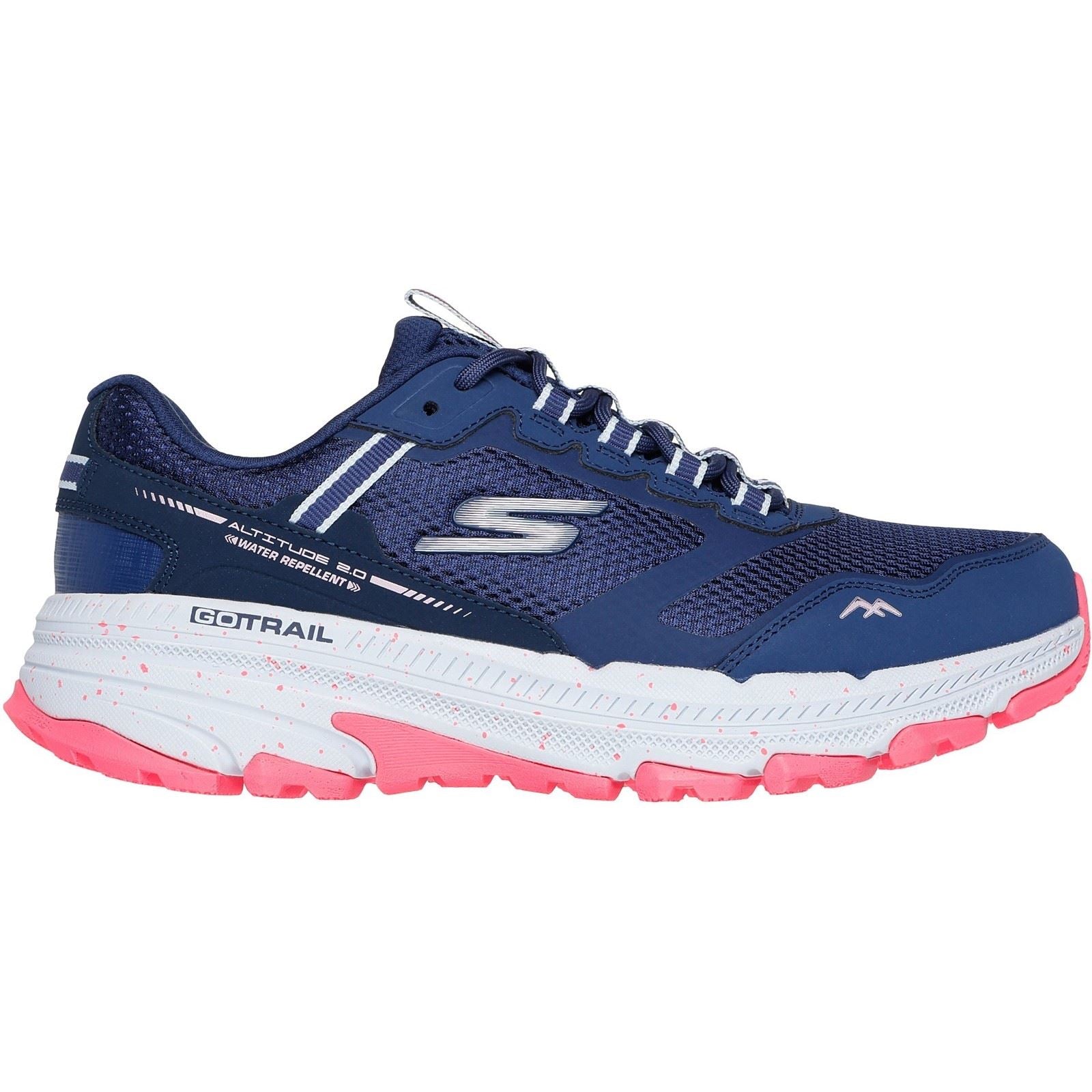 Skechers Performance GO RUN Trail Altitude 2.0 Ravine Leather Women's Navy/Orange Sneakers