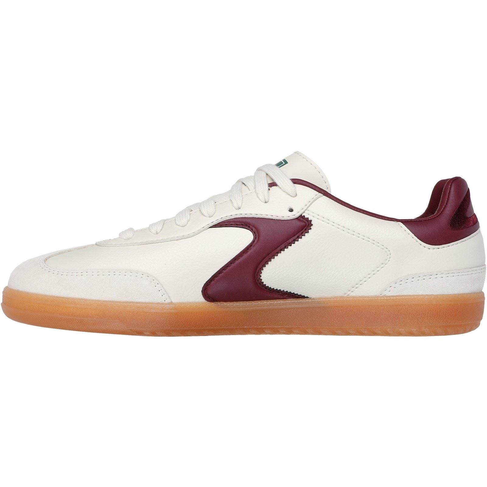 Skechers Hotshot Pyke Synthetic Men's Natural/Burgundy Sneakers