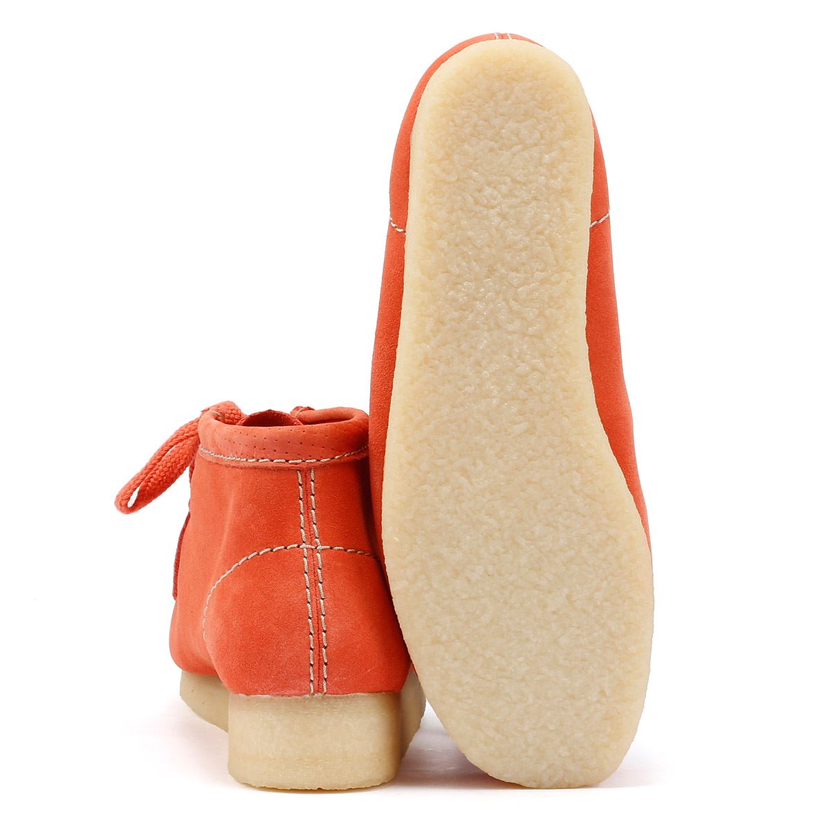 Clarks Originals Wallabee Suede Women's Coral Boots