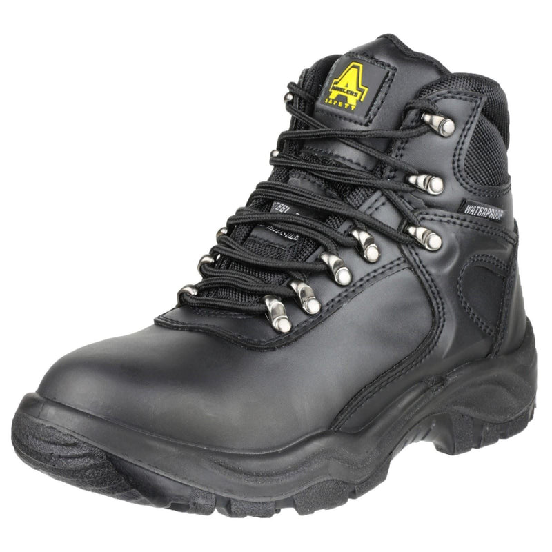 Amblers Safety FS218 Leather Black Safety Boots