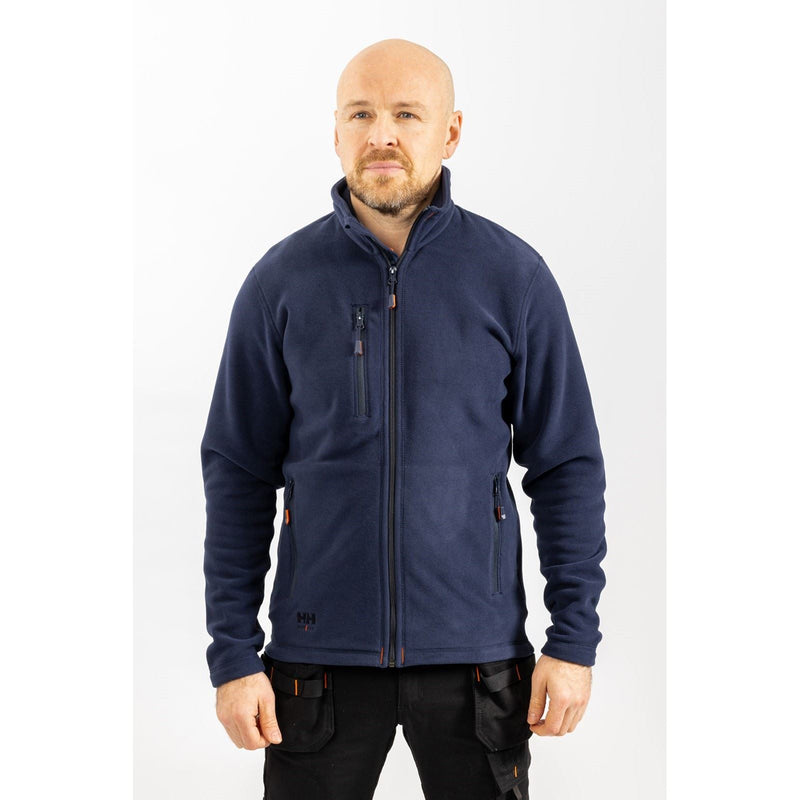 Helly Hansen Workwear Oxford Men's Blue Fleece Jacket