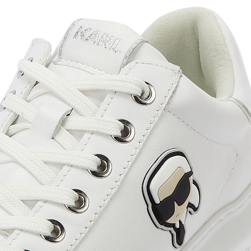 Karl Lagerfeld Kapri NFT LO Lace Women's White Mono Sneakers