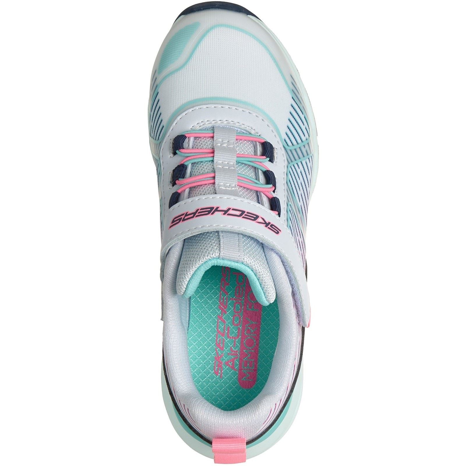 Skechers Glide-Step + Sprint Lines Girl's Mint/Multi Trainers