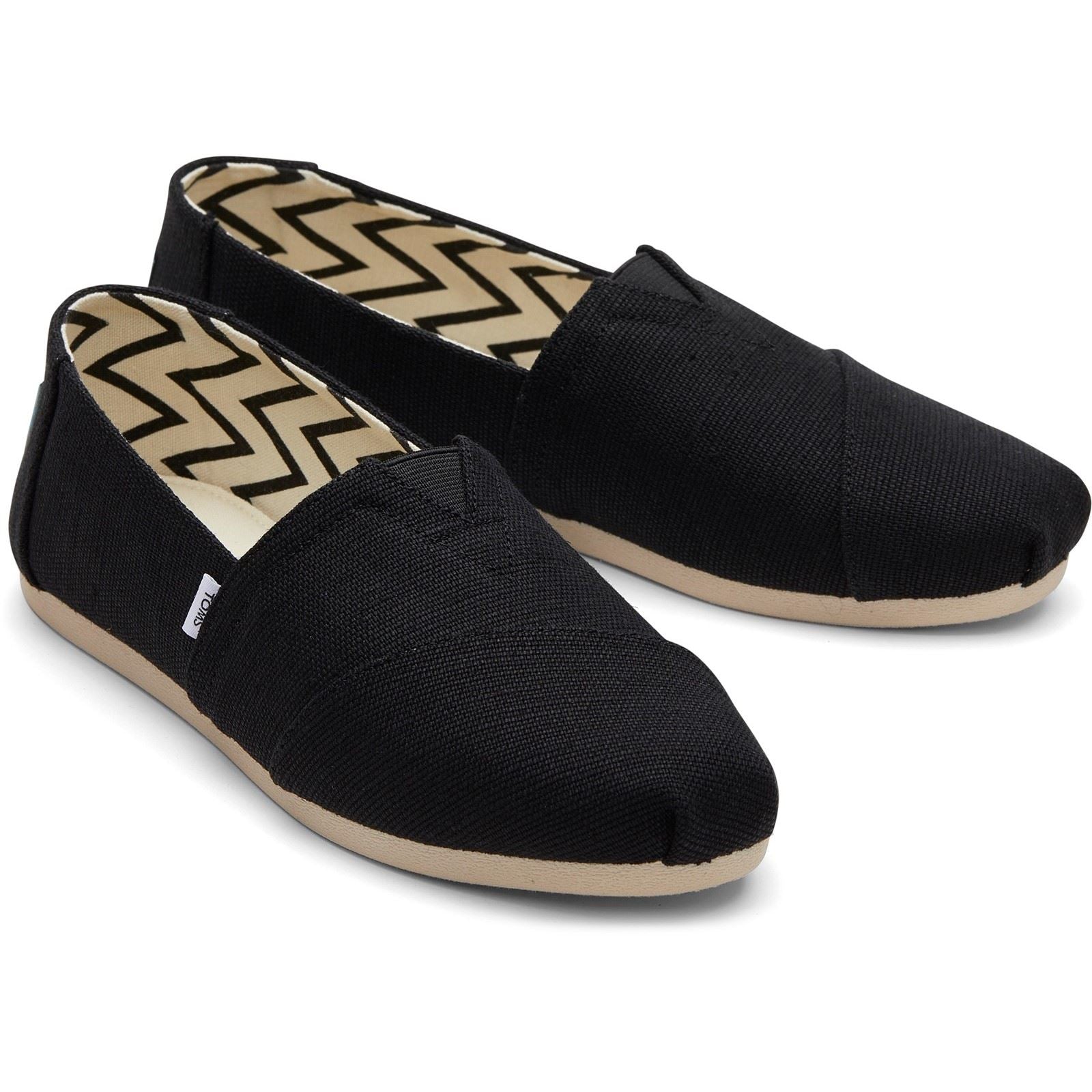 TOMS Alpargata Cotton Women's Black Shoes