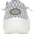 HEYDUDE Wendy Peak Chambray Woven Synthetic Women's Grey Loafers
