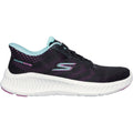Skechers Go Walk Now Khloe Textile Women's Black/Purple Sneakers