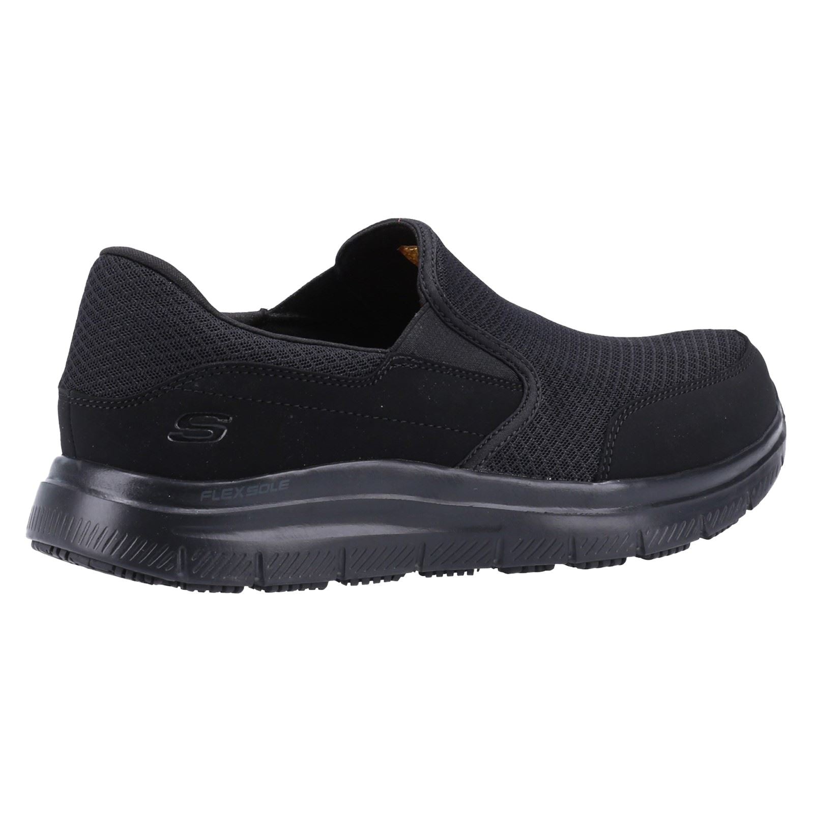 Skechers Workwear McAllen Wide Textile Men's Black Safety Sneakers