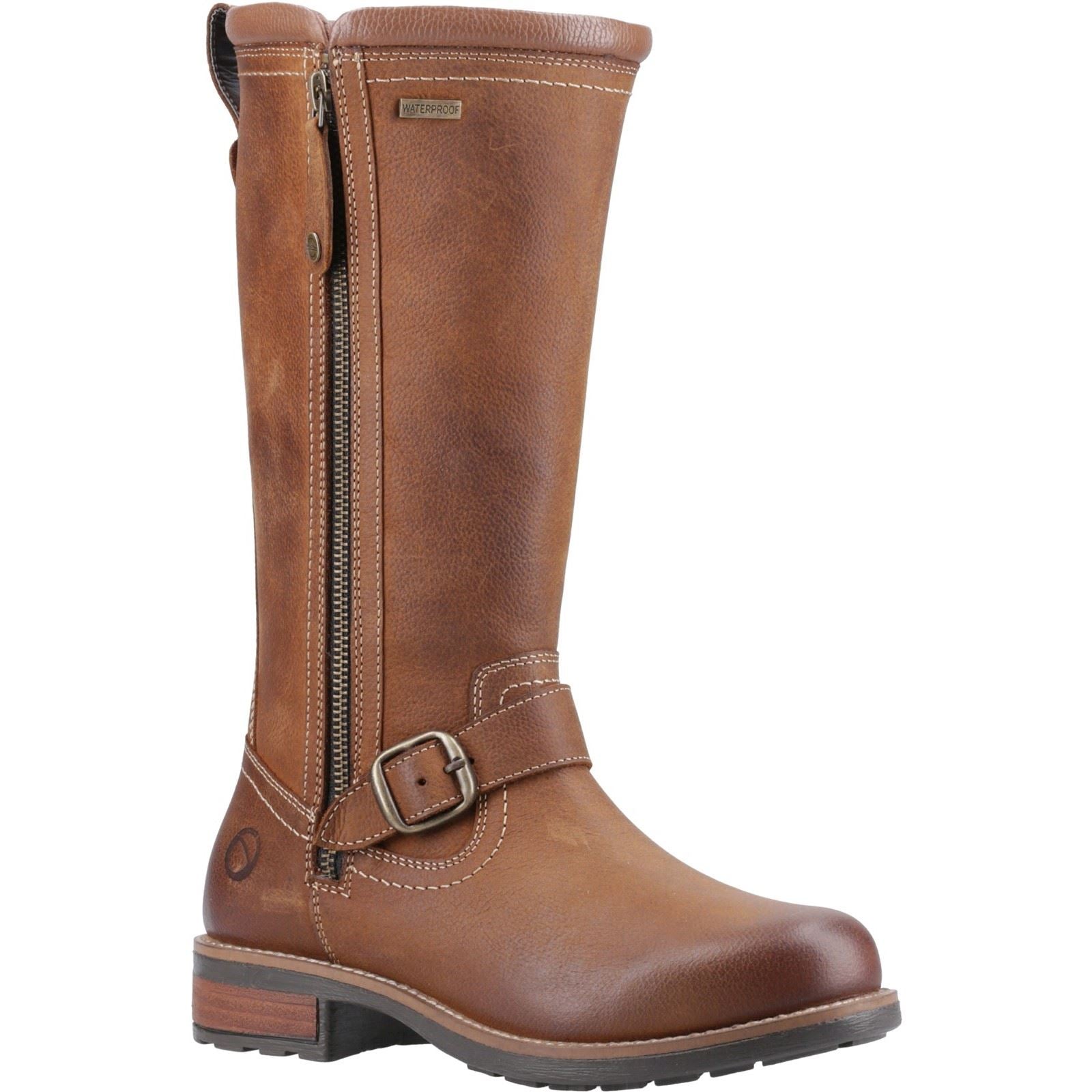 Cotswold Bourton Leather Women's Tan Boots