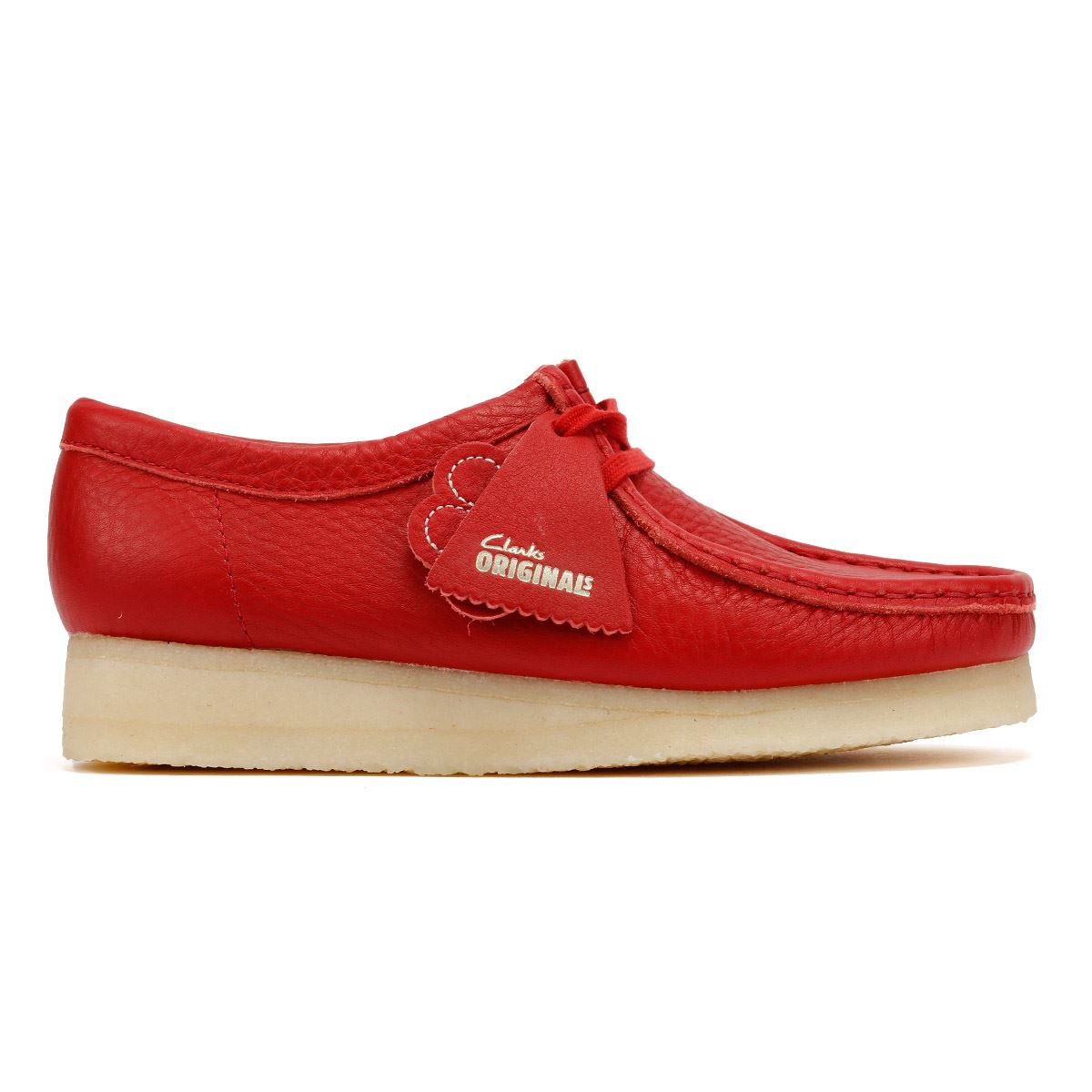 Clarks Originals Wallabee Leather Women's Red Shoes