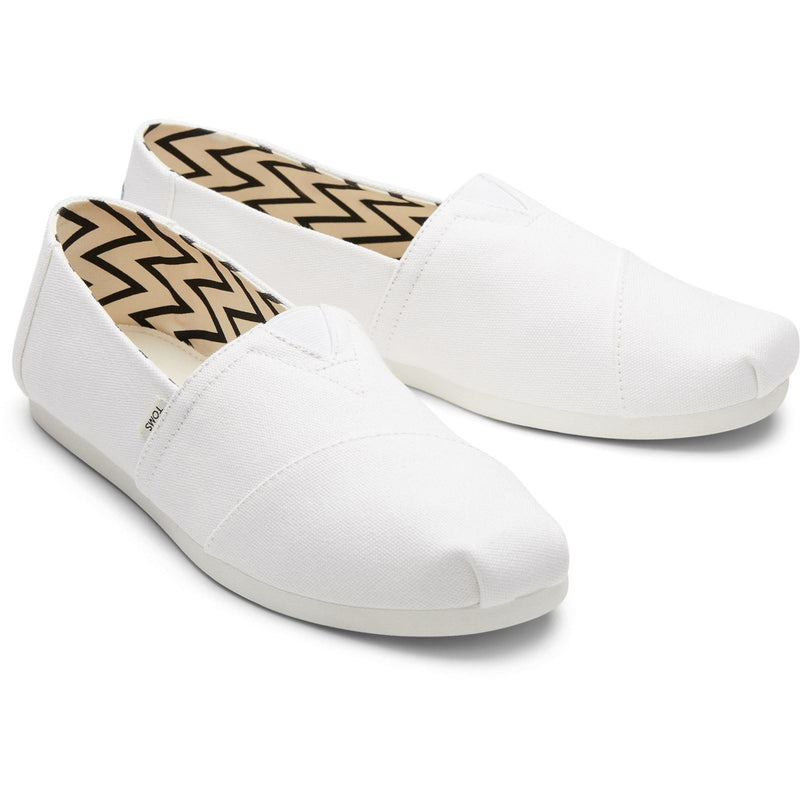 TOMS Alpargata 100% Cotton Men's White Espadrilles