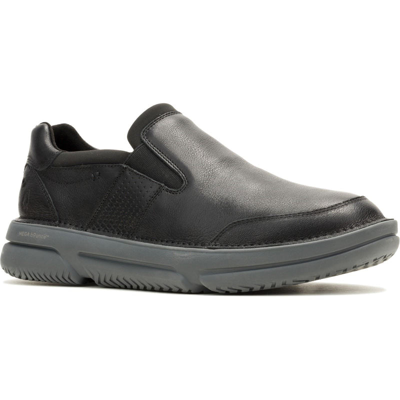 Hush Puppies Baylor Leather Men's Black Loafers