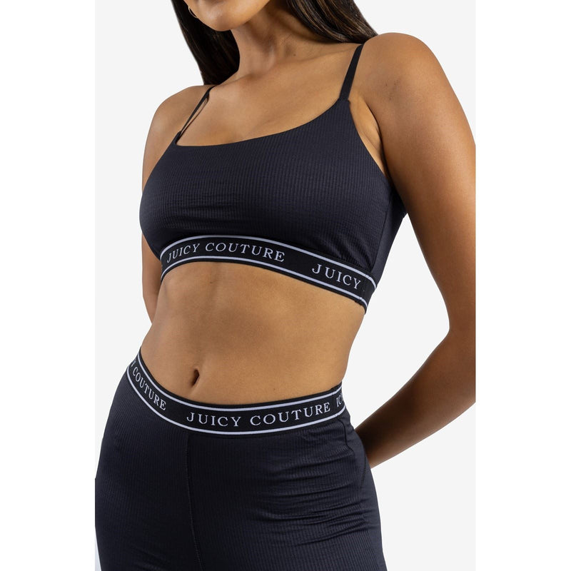 Juicy Couture Bowie Nylon Women's Black Sports Bra