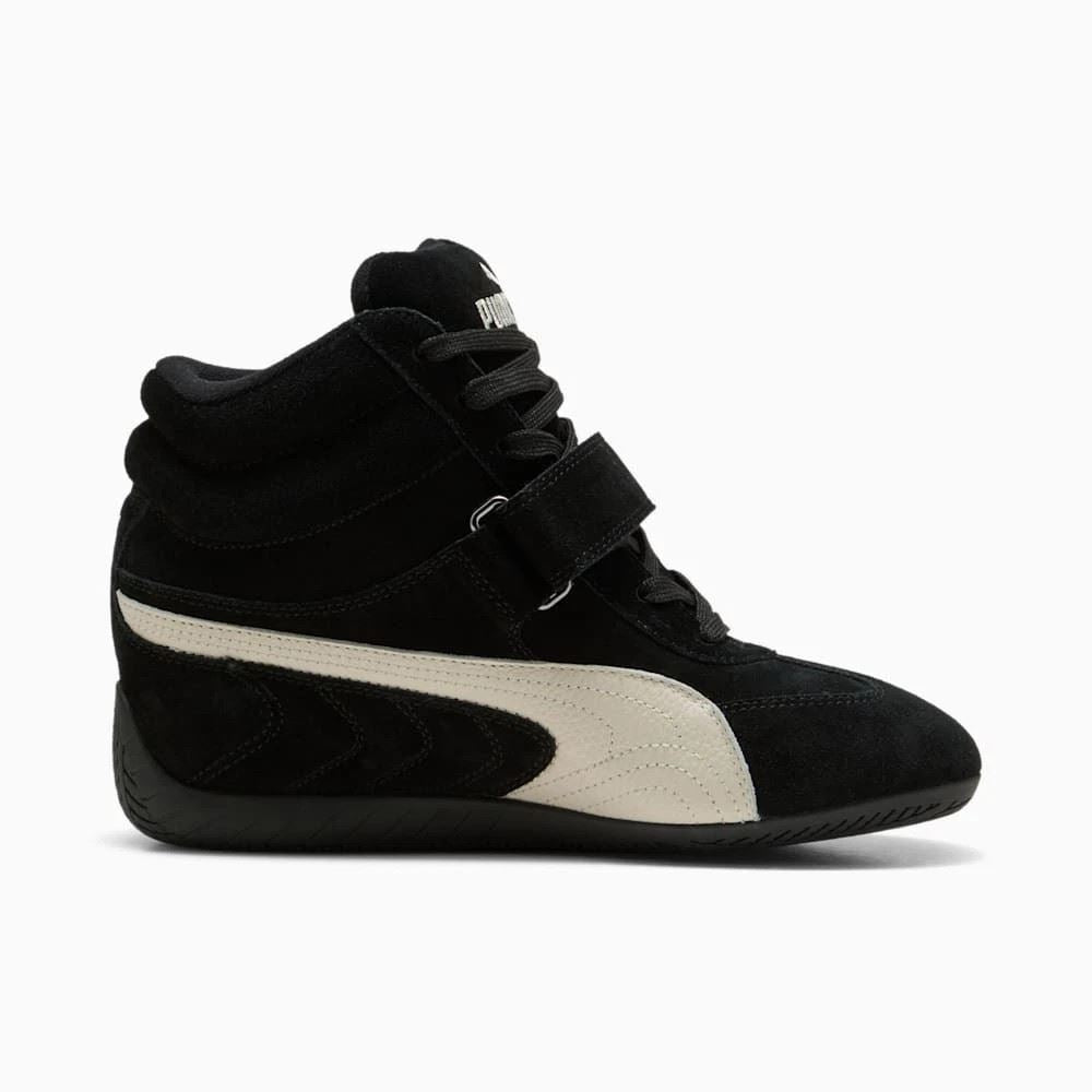 Puma Speedcat Wedge OG Suede Women's Black/White Sneakers
