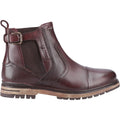 Pod Apollo Leather/Textile Men's Dark Brown Boots