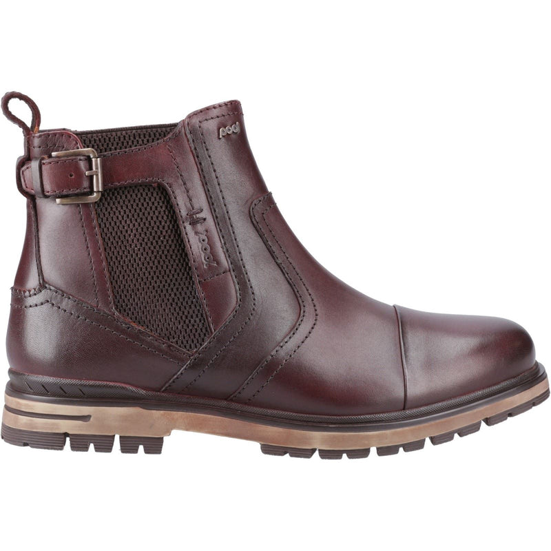 Pod Apollo Leather/Textile Men's Dark Brown Boots