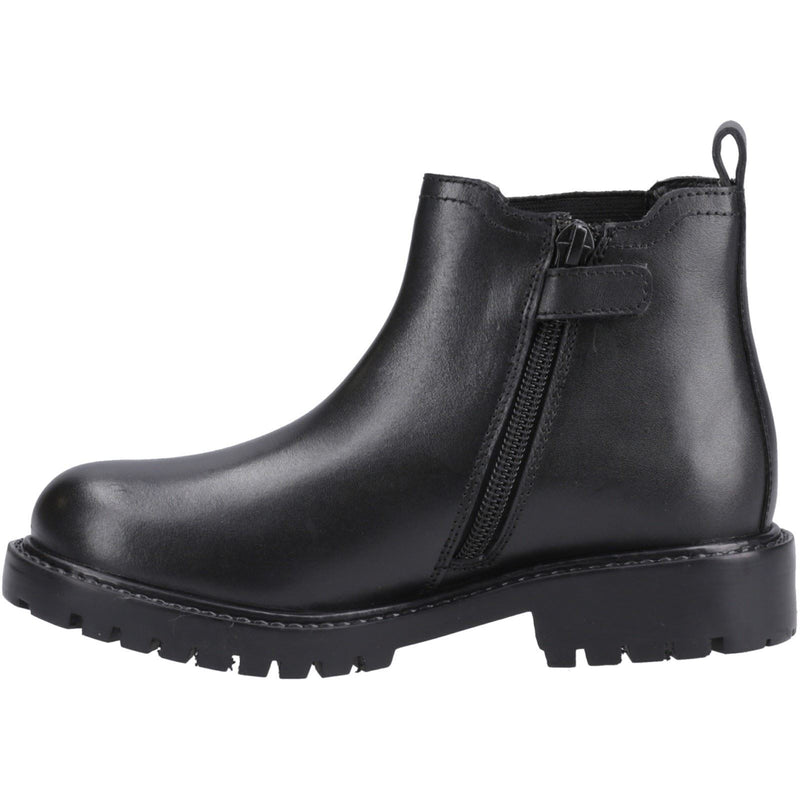 Hush Puppies Ariella Chelsea Leather Girls's Black Boots