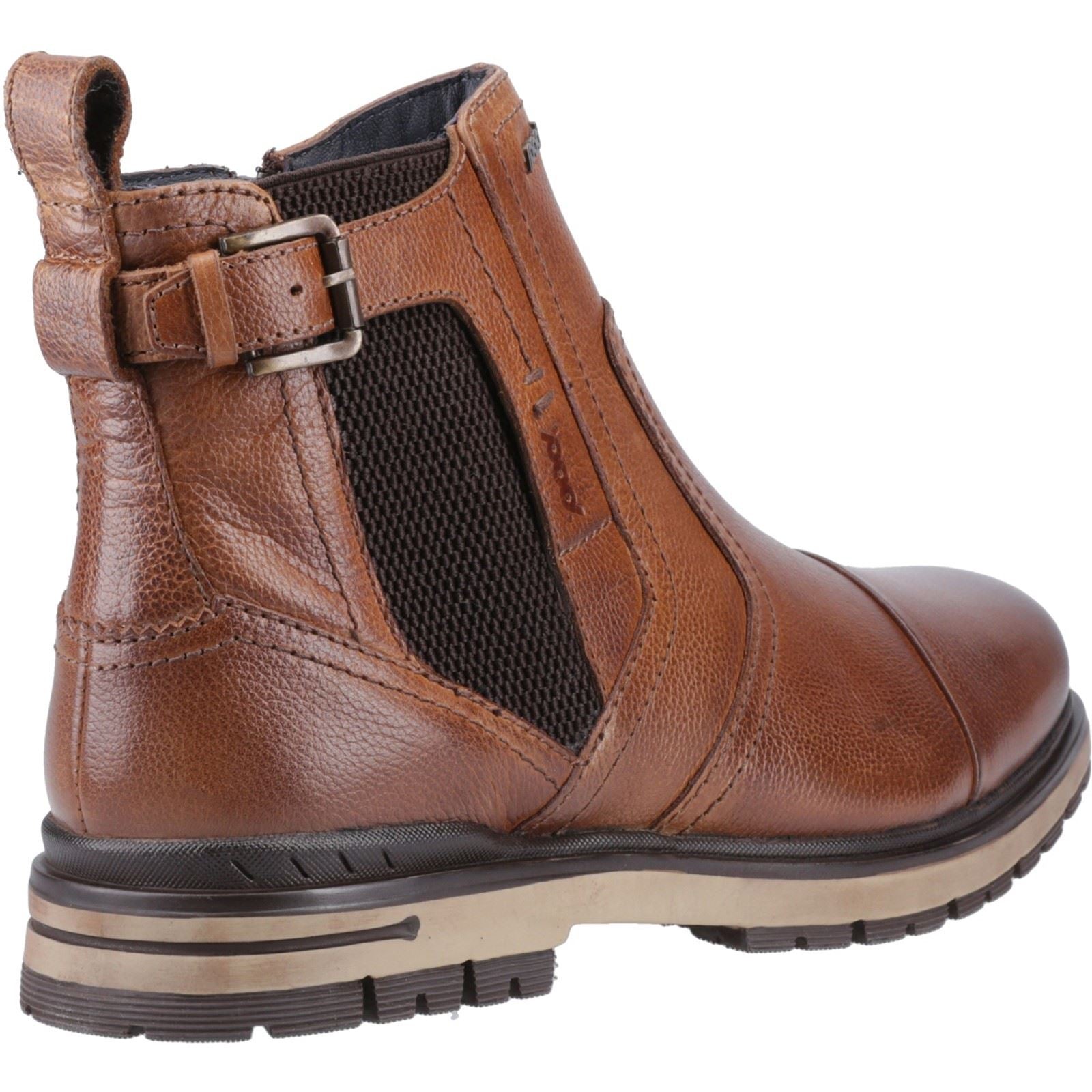 Pod Apollo Leather/Textile Men's Brown Boots