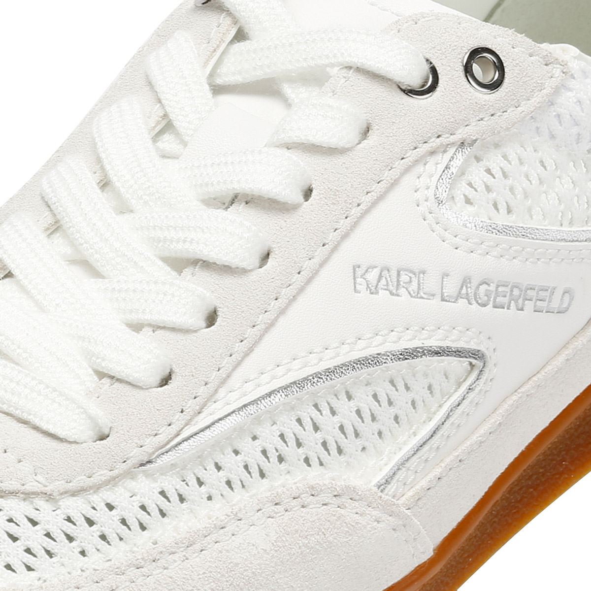 Karl Lagerfeld Kandidate Mesh Mix Women's White Sneakers