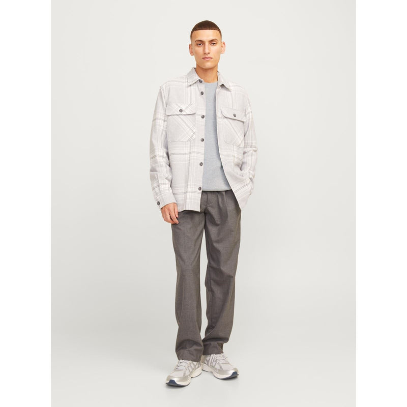 Jack & Jones Milano Stitch Cotton Men's Grey Sweatshirt