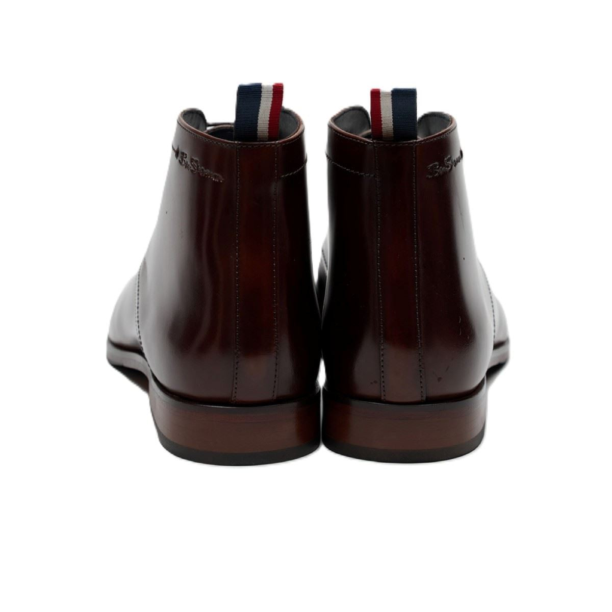 Ben Sherman London Brush Off Leather Men's Brown Boots