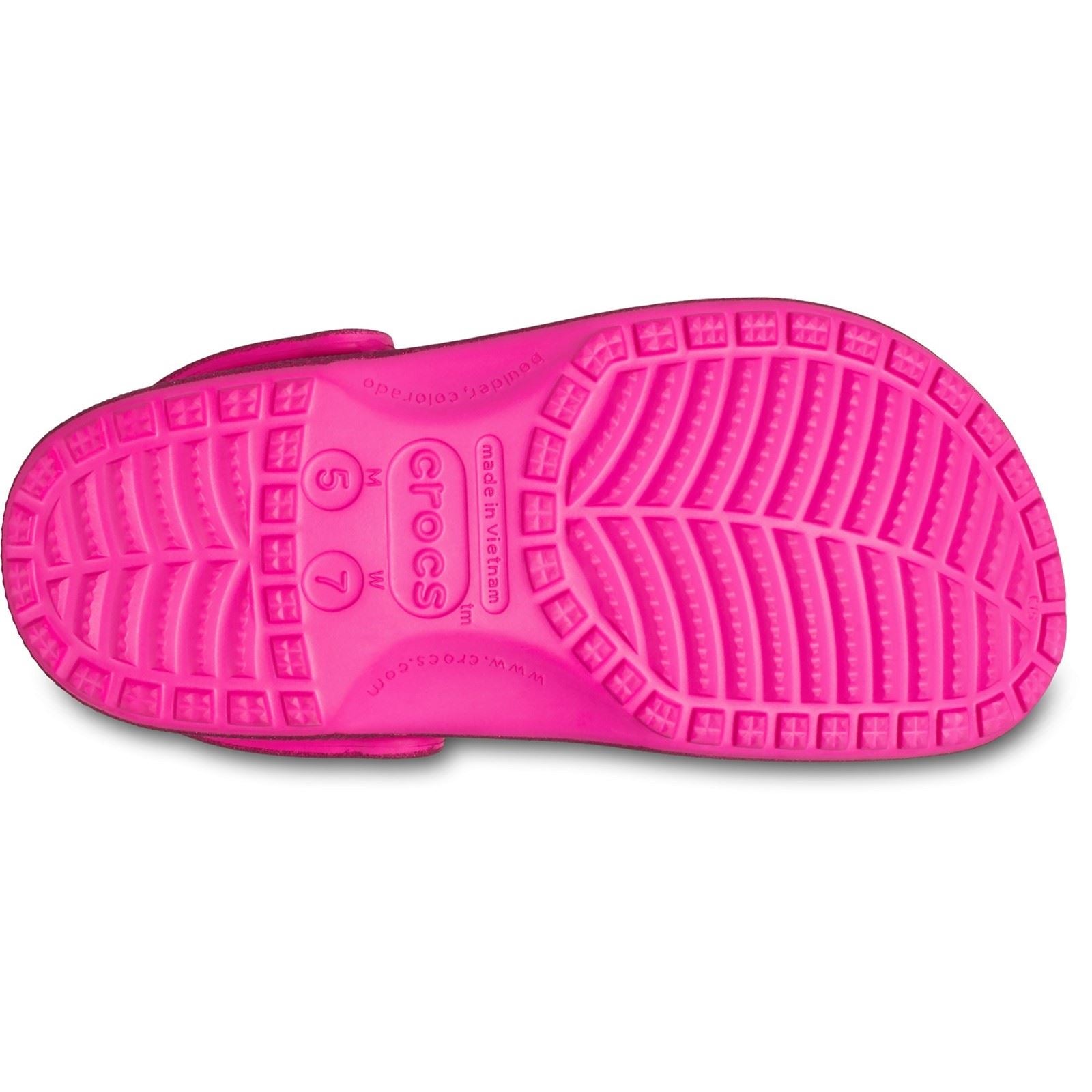 Crocs Classic Glitter Synthetic Pink Crush Clogs
