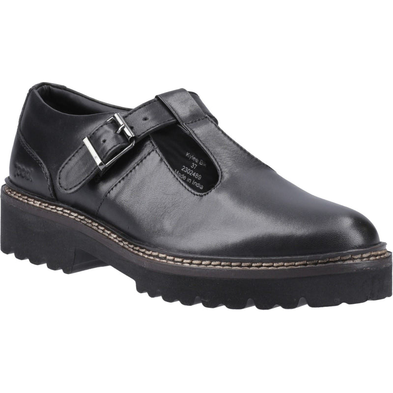 Pod Kylee Leather Women's Black Shoes