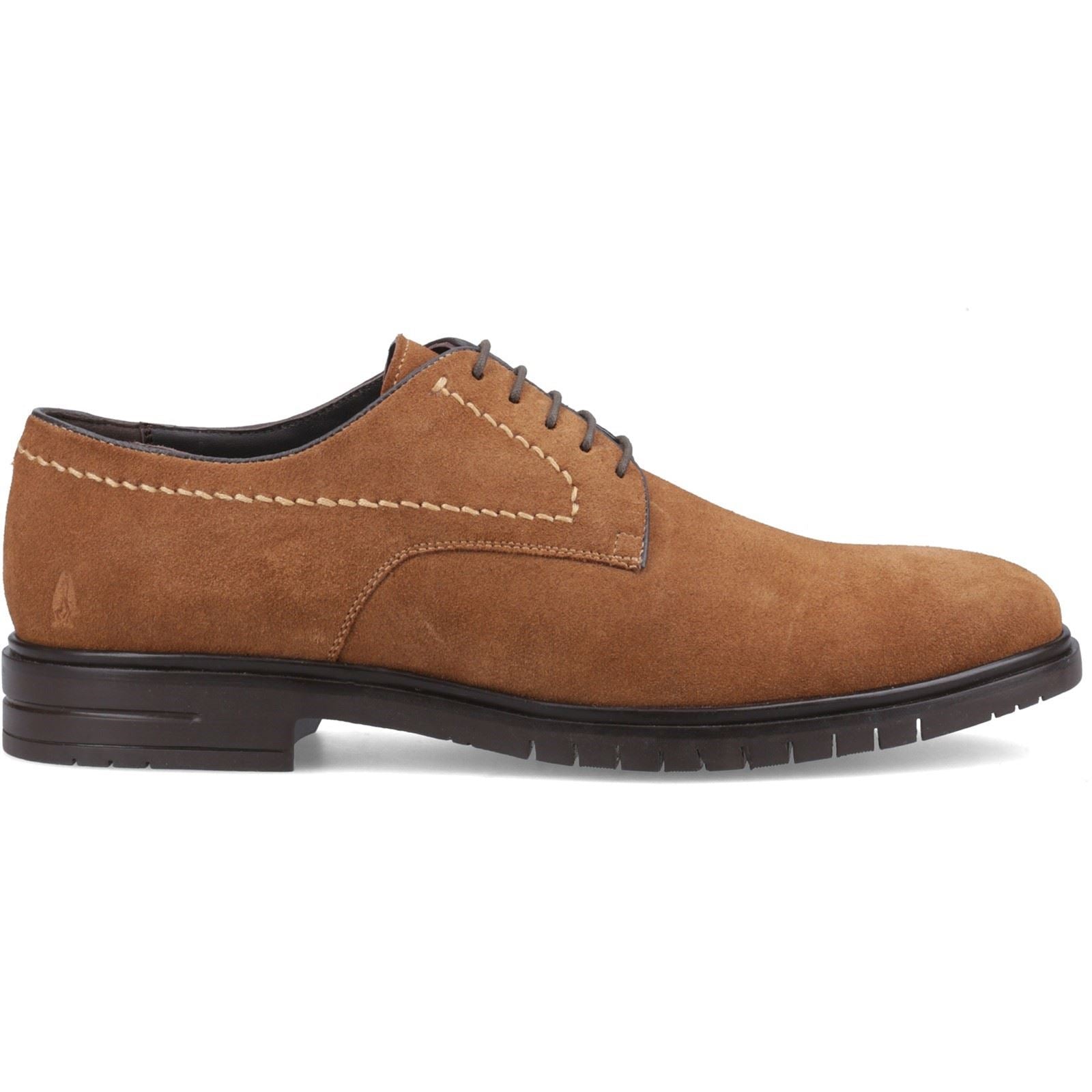 Hush Puppies Sterling Suede Leather Men's Tan Standard Lace-Up Shoes