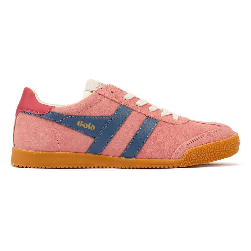 Gola Elan Suede Women's Coral Pink/Blue Sneakers