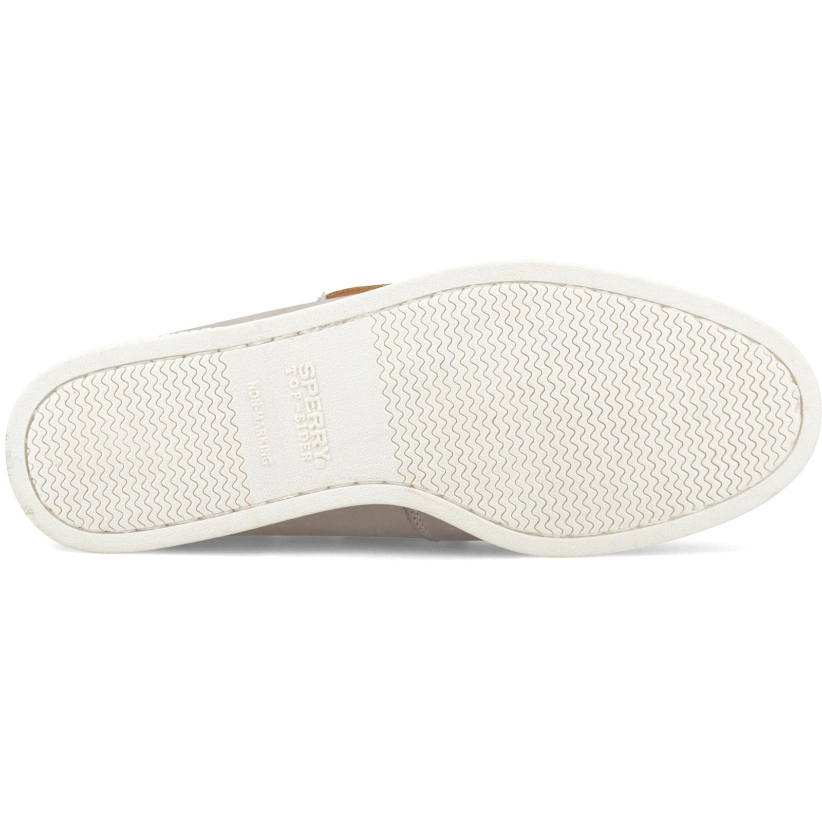 Sperry Tacoma 2 Eye Leather Men's Grey Boat Shoes