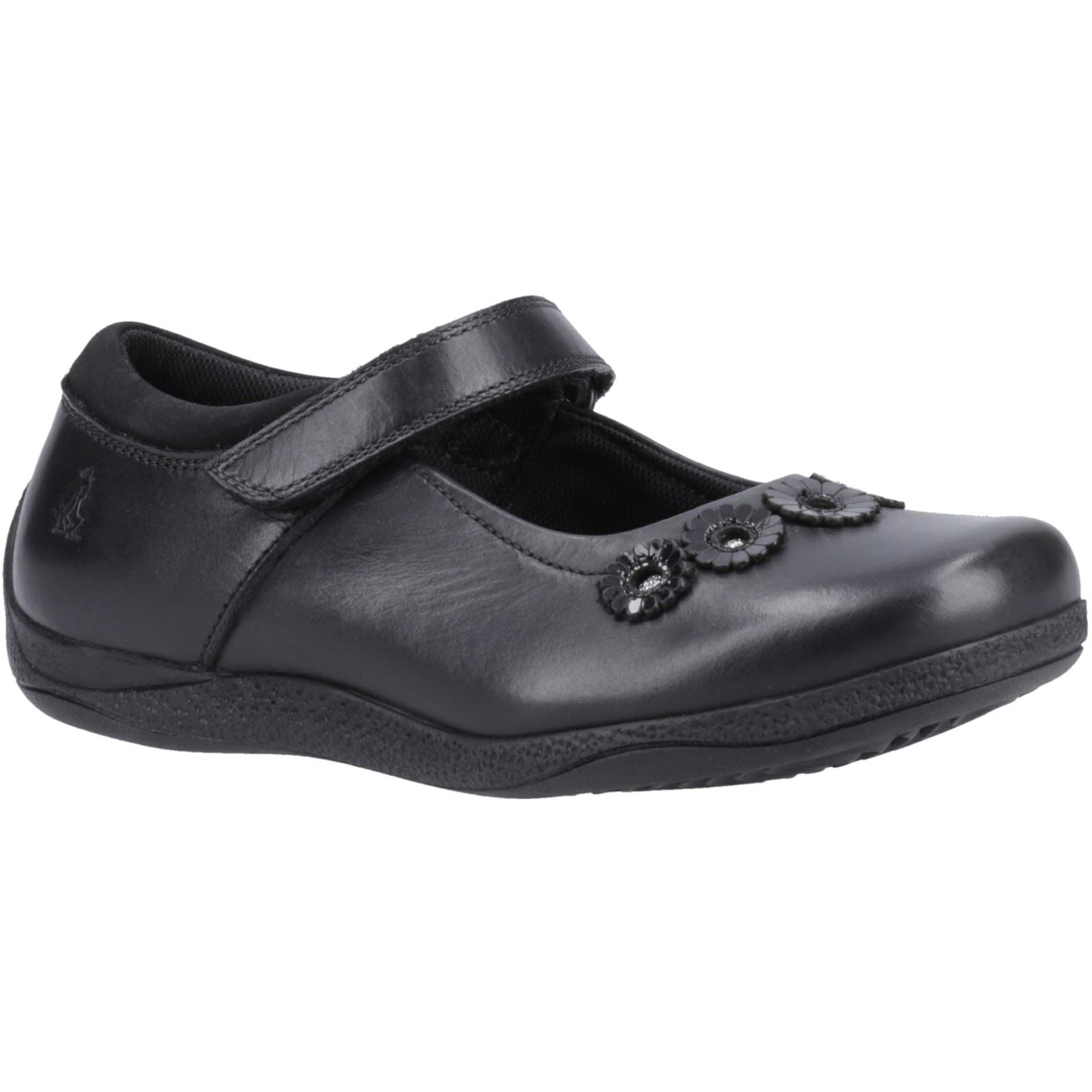 Hush Puppies Christina Junior Leather Girls's Black Shoes