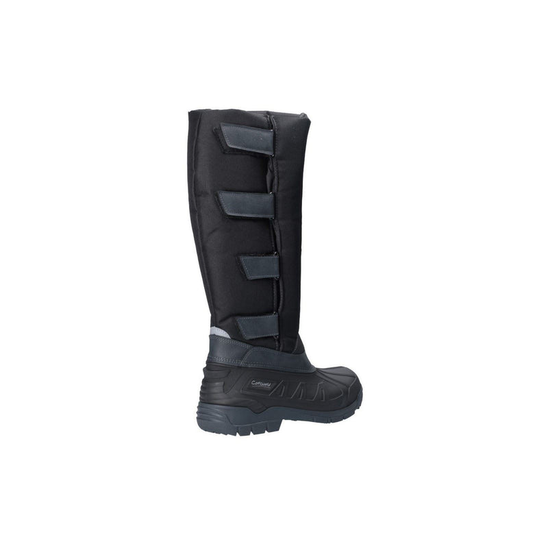 Cotswold Kemble Textile Black Wellington Boots