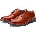 Base London Durham Leather Men's Burnt Tan Lace-Up Shoes