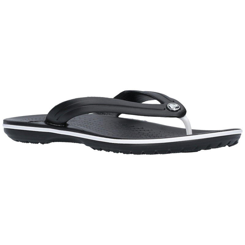 Crocs Crocband Flip Croslite Rubber Black Slippers