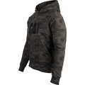 Caterpillar Trademark Cotton Men's Green Hooded Sweatshirt