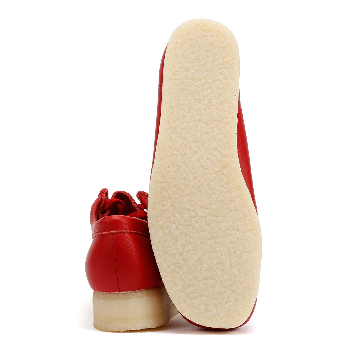 Clarks Originals Wallabee Leather Women's Red Shoes