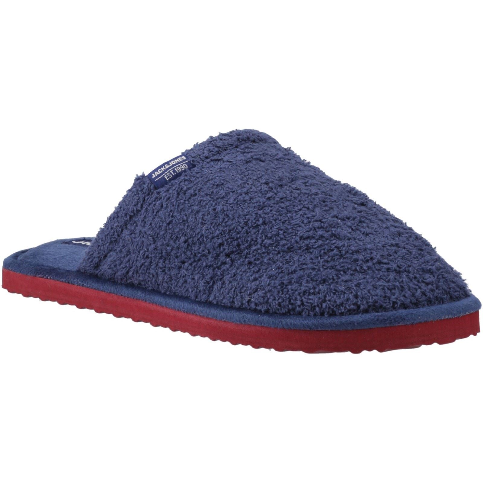 Jack & Jones Harry Fluff Synthetic Men's Navy Blazer Slippers