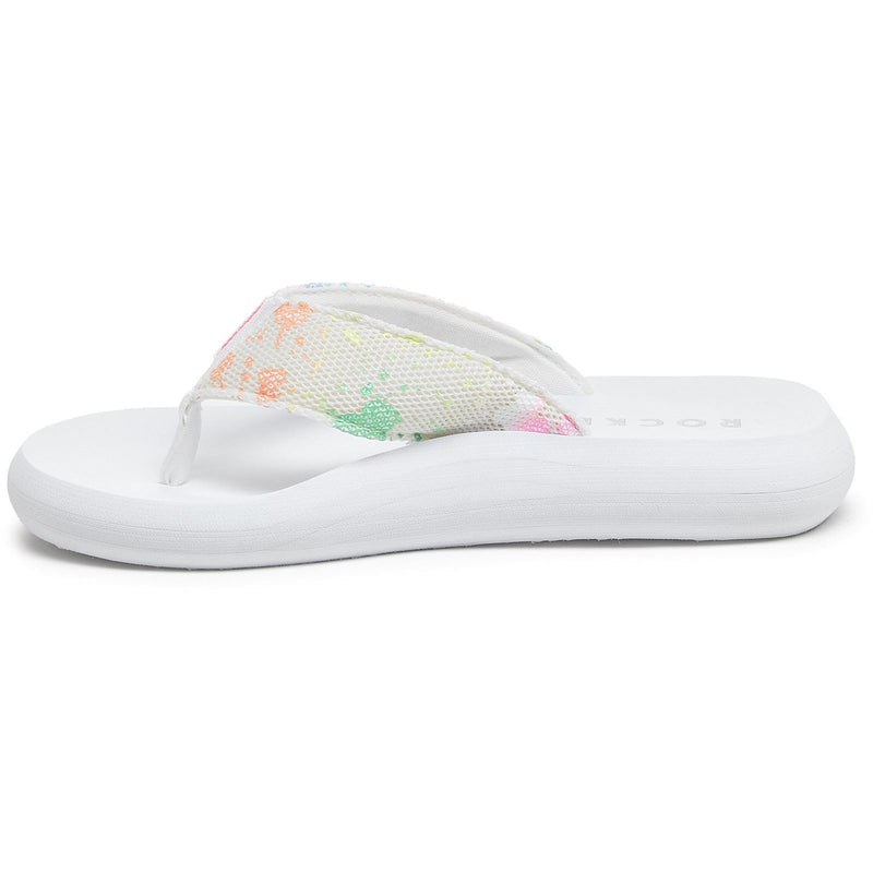 Rocket Dog Spotlight Barker Textile Women's White Sandals