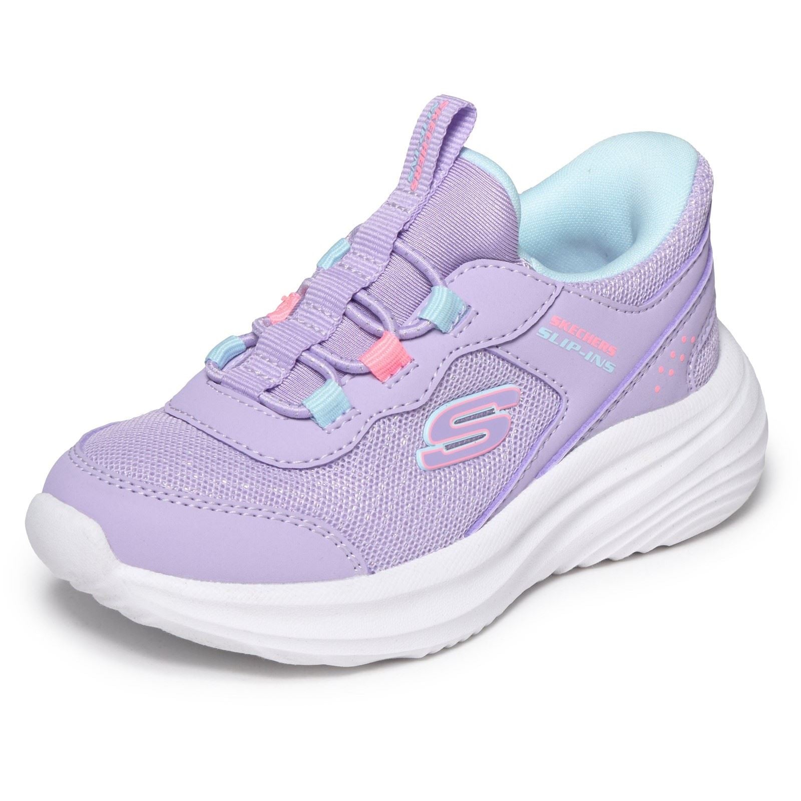 Skechers Bounder Pro Step One Girl's Lavender Trainers