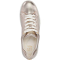 Dune Episode Leather Women's Gold Trainers