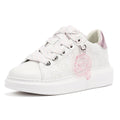 Karl Lagerfeld Kapri NFT Plexi Pendant Leather Women's White/Lilac Sneakers