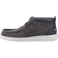 HEYDUDE Wally Mid GripR Cotton Men's Black Oyster/Black Ankle Boots