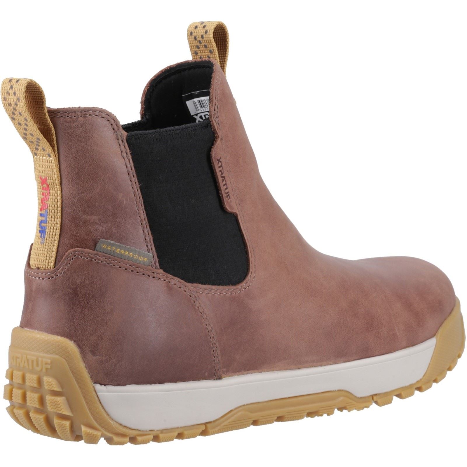 Xtratuf Ankle Deck Boot Leather Men's Brown Wellington Boots