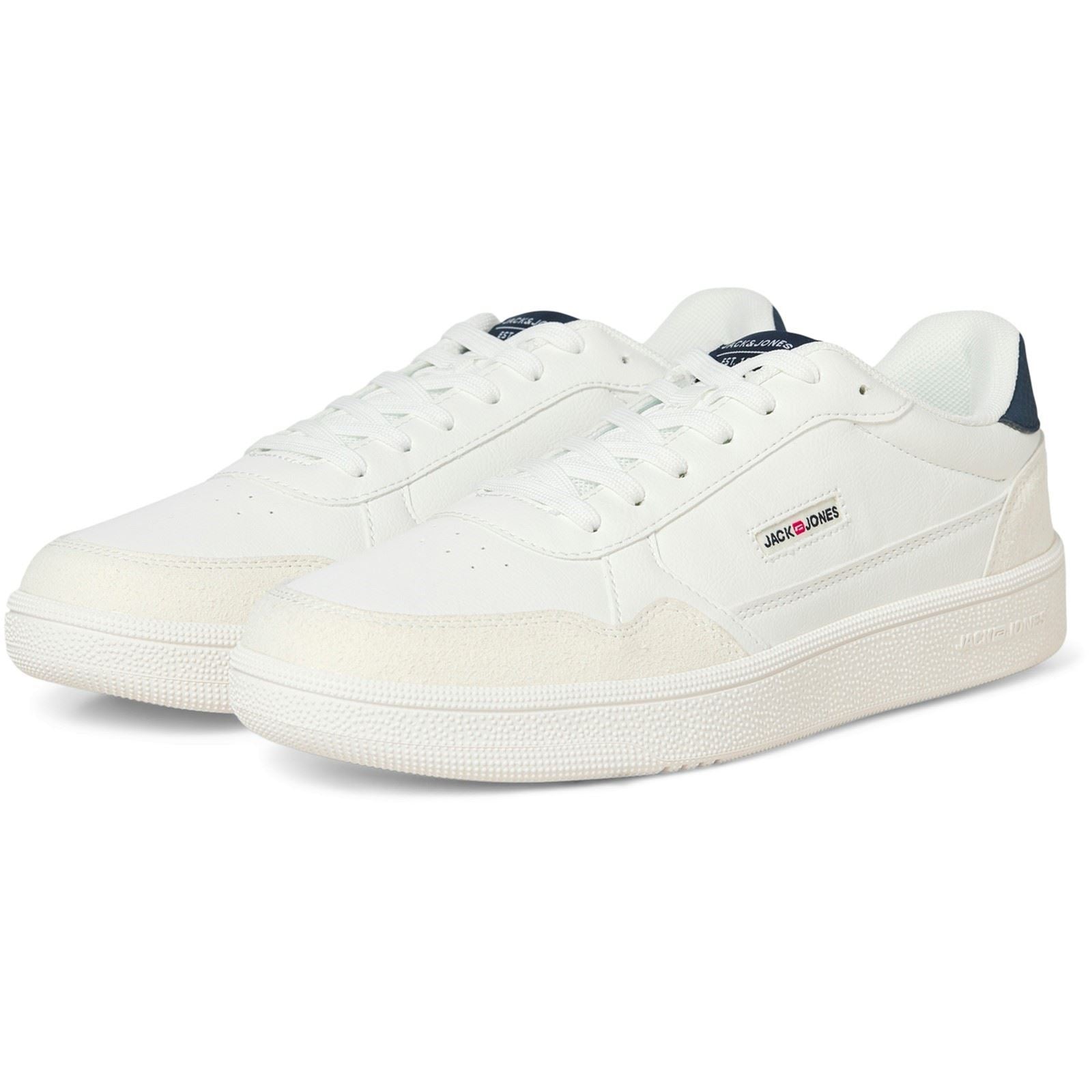 Jack & Jones Bounce Synthetic Men's White/Navy Blazer Sneakers
